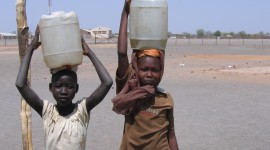 Sudanese girls We need to give them clean water.