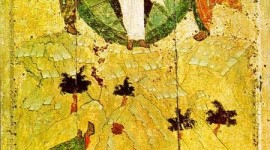 Icon of the Transfiguration by Andrei Rublev (1405), now located in the Moscow Annunciation Cathedral