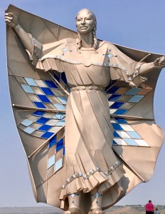 Statue entitled "Dignity," Chamberlain, S.D.